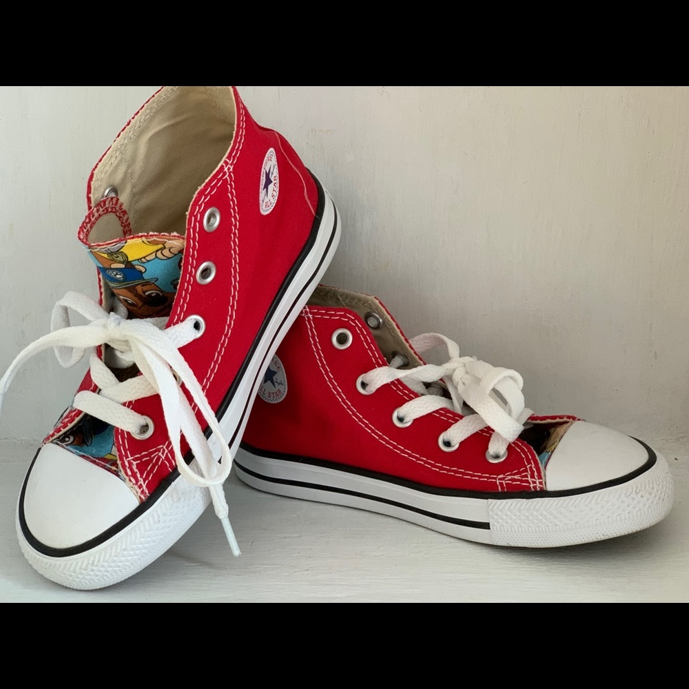 Custom Paw patrol converse shoes Toddler Size 10